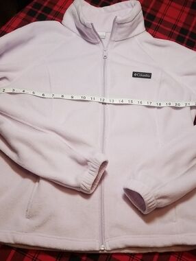 Columbia Pale Lavender Full-Zip Fleece Jacket